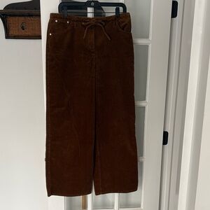 Christian Lacroix corduroy wide leg pants in Medium